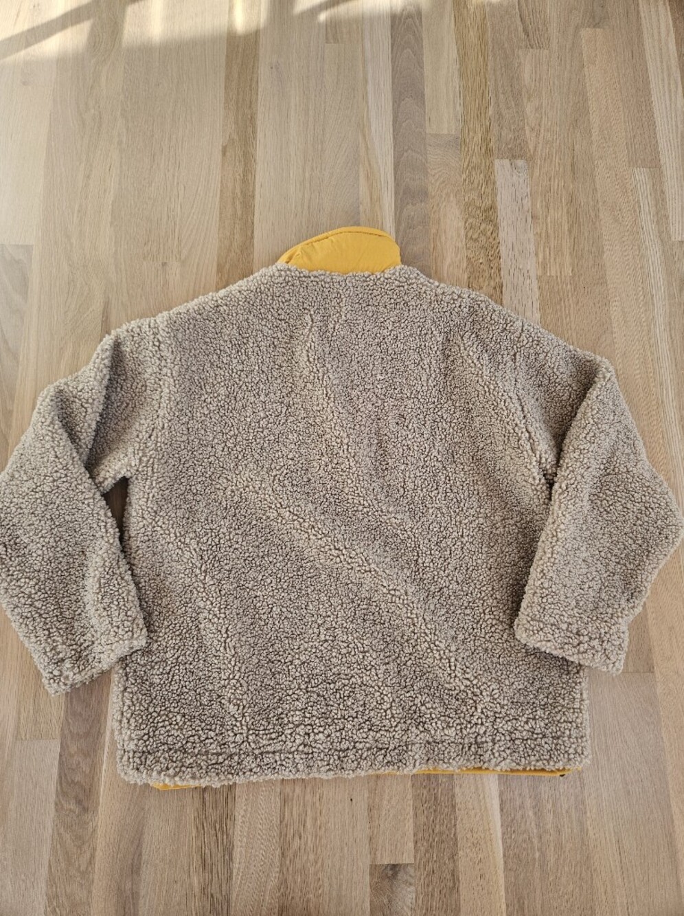 ZARA MEN'S CONTRASTING SHERPA SWEATSHIRT JACKET SIZE L/XL - Picture 11 of 12